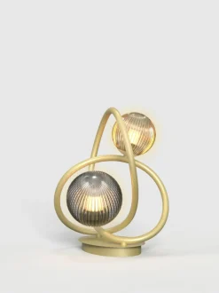 Sklep Kaja Ozdobna lampka na szafkę nocną i do salonu WF 8015-204 METZ | Kaja