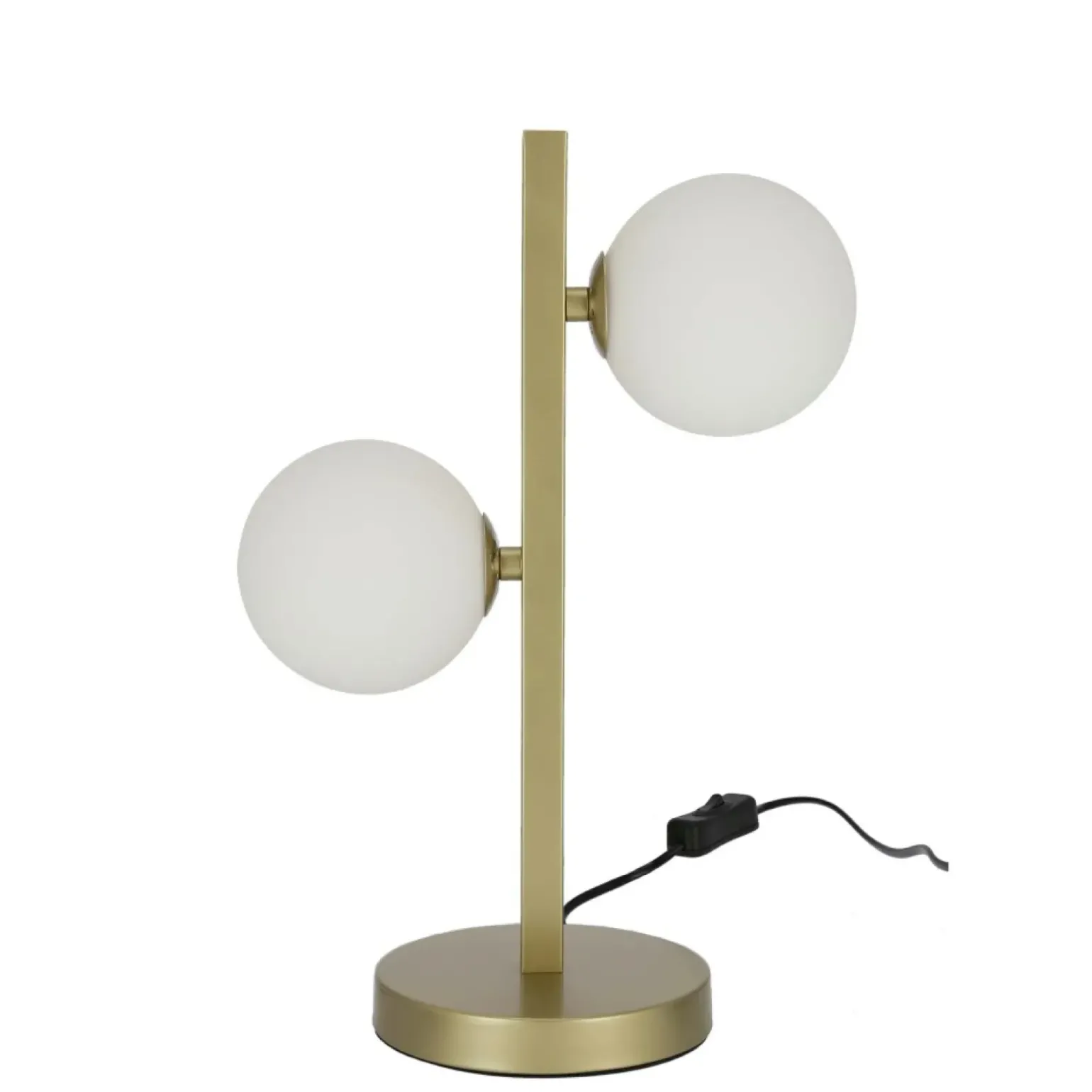 Sklep Kaja Ozdobna lampka stołowa w kolorze złotym 42-73433 z serii KAMA | Kaja