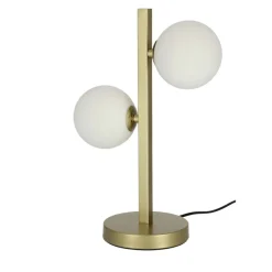 Sklep Kaja Ozdobna lampka stołowa w kolorze złotym 42-73433 z serii KAMA | Kaja