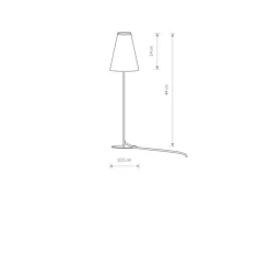 Sklep Kaja Ozdobna lampka stołowa, w stylu skandynawskim 7758 | Kaja Oświetlenie