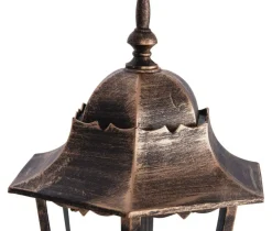 Sklep Kaja Ozdobna latarenka zewnętrzna K-5006S CZ/ZŁ LOZANA | Kaja Oświetlenie