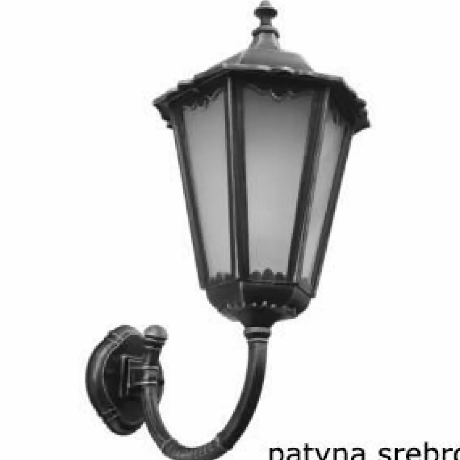 Sklep Kaja Ozdobna, tradycyjna lampa zewnętrzna K 3012/1/BD g z serii RETRO MAXI | Kaja Ośw