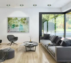 Sklep Kaja Ozdobna, zielona lampka podtynkowa, oczko 2268729 SA-12 | Kaja