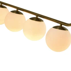 Fashion Ozdobna, złota lampa wisząca nad stół LP-005/4L GD ALISA | Kaja Żyrandole Nowoczesne