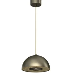 Best Ozdobna, złota lampa wisząca do sypialni ⌀28cm LX 4531 ELGUND | Kaja Żyrandole Nowoczesne