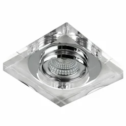 Sklep Kaja Ozdobne, szklane oczko podtynkowe na żarówkę GU10 AZ1495 VEKTOR | Kaja