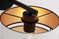 Sklep Kaja Ozdobny, ażurowy kinkiet ścienny ze złotym wnętrzem K-5294 z serii VEGA