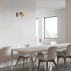 Sklep Kaja Ozdobny, drewniany kinkiet ścienny na przegubieMLP9013 z serii BARON | Kaja Oś