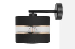 Sklep Kaja Ozdobny kinkiet ścienny, dwukolorowy abażur K-5204 z serii NICEA |Kaja