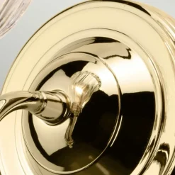 Sklep Kaja Ozdobny kinkiet ścienny, mosiądz BATH-CARROLL1-PB z serii CARROLL