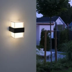 Sklep Kaja Ozdobny kinkiet ogrodowy LED, góra-dół 9480-13 z serii CARA | Kaja