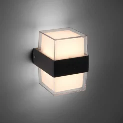 Sklep Kaja Ozdobny kinkiet ogrodowy LED, góra-dół 9480-13 z serii CARA | Kaja