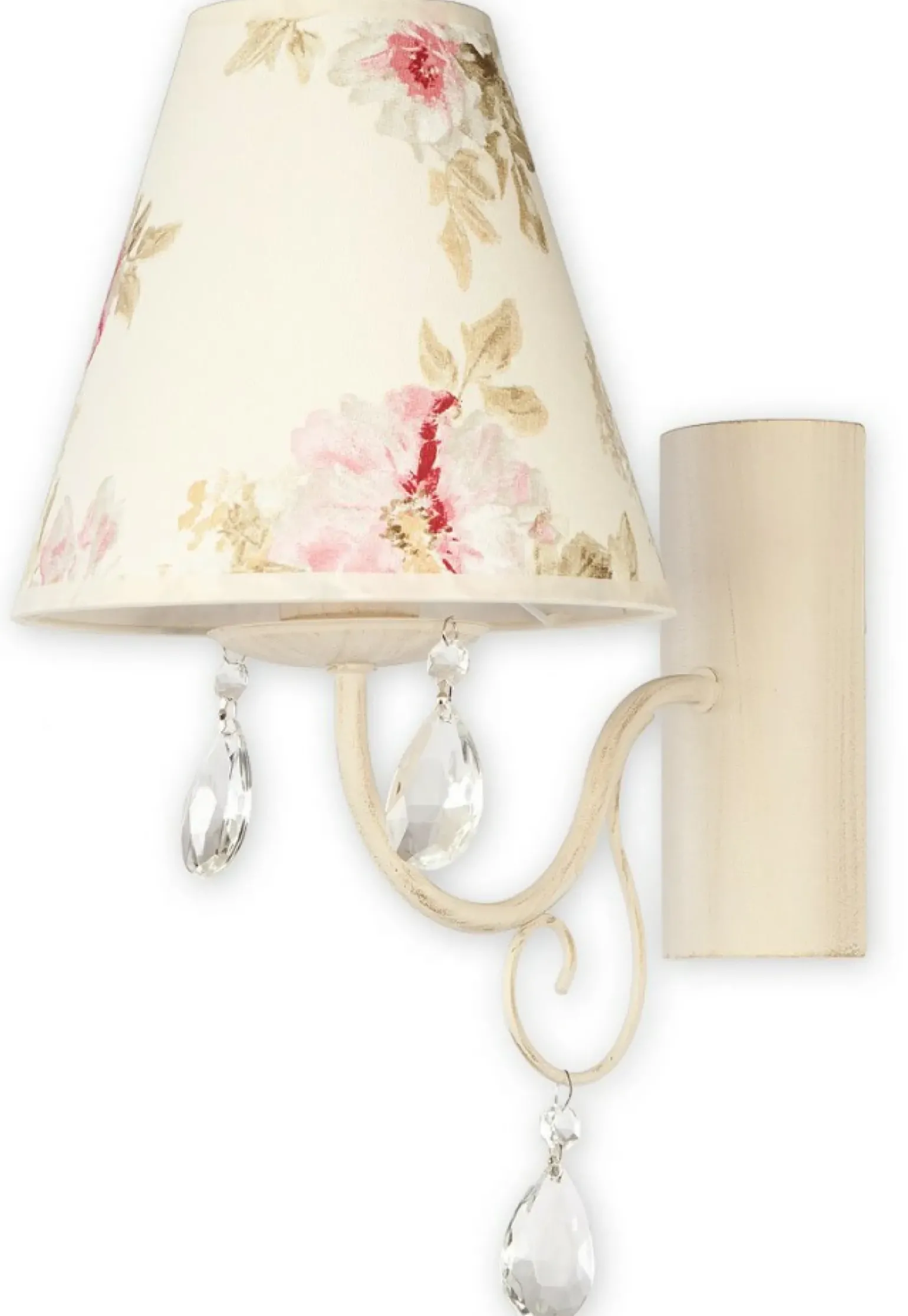 Sklep Kaja Ozdobny kinkiet z motywem kwiatów O1960 AB KW VELIO | Kaja Oświetlenie