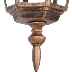 Sklep Kaja Ozdobny kinkiet zewnętrzny K-5009A DOWN CZ/ZŁ STANDARD | Kaja