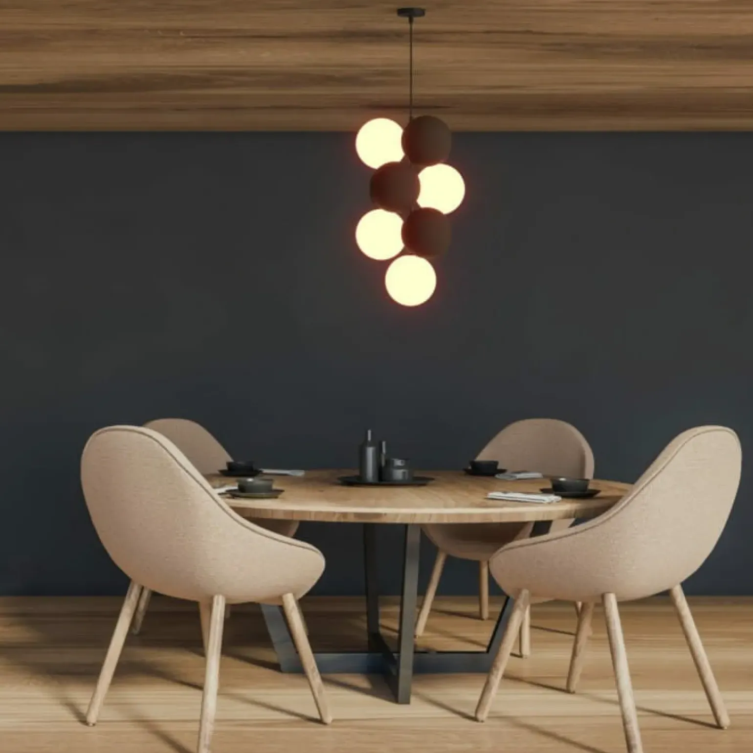 New Ozdobny, piony zwis do stylowej sypialni ABR-GRAPPA--B VINO | Kaja Żyrandole Nowoczesne