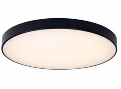 Sklep Kaja Płaski, czarny plafon LED do sypialni MX C0232 HARD | Kaja Oświetlenie