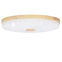 Sklep Kaja Płaski plafon na drewnianej podstawie 13-24961 LEMO | Kaja Oświetlenie