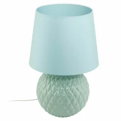 Sklep Kaja Pastelowa, zielona lampka z miętowym abażurem TK 5903 SANTANA | Kaja