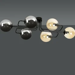 Store Personalizowana lampa sufitowa z kloszami 834/6A2 | Kaja Oświetlenie Żyrandole Nowoczesne