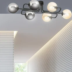 Store Personalizowana lampa sufitowa z kloszami 834/6A2 | Kaja Oświetlenie Żyrandole Nowoczesne