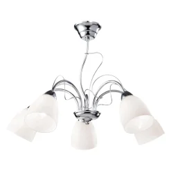 Sklep Kaja Pięcioramienny żyrandol do salonu K-JSL-6218/5 CHR ARON | Kaja