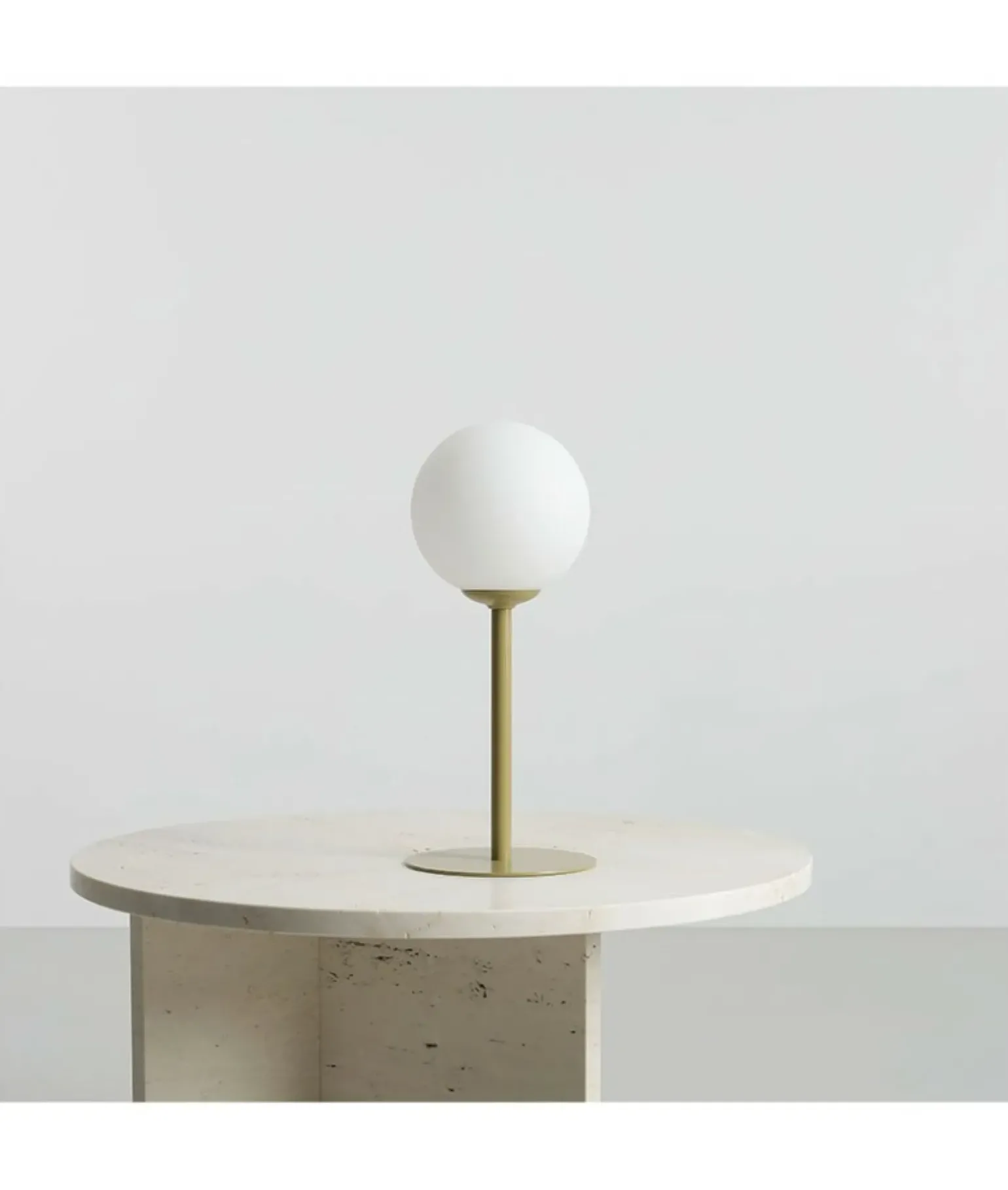 Sklep Kaja Pistacjowa lampka stołowa do stylowej sypialni 1080B12 z serii PINNE