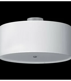 Sklep Kaja Plafon ⌀50cm z klasycznym, białym abażurem 67573 RONDO | Kaja