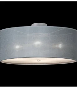 Sklep Kaja Plafon do salonu, metaliczny abażur ⌀60 67551 NODO | Kaja Oświetlenie