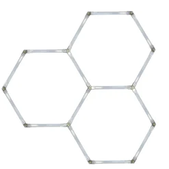 Sklep Kaja Plafon ELD heksagony LP-0109/3C 4K GEOMETRIC SYSTEM | Kaja Oświetlenie