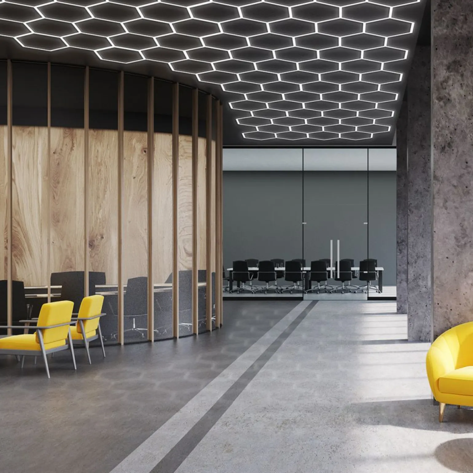 Sklep Kaja Plafon ELD heksagony LP-0109/3C 4K GEOMETRIC SYSTEM | Kaja Oświetlenie