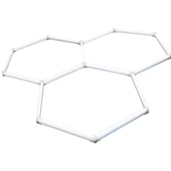 Sklep Kaja Plafon ELD heksagony LP-0109/3C 4K GEOMETRIC SYSTEM | Kaja Oświetlenie