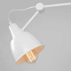 Sklep Kaja Plafon kinkiet do sypialni biały 814PL/G 1-PŁ AIDA | Kaja Oświetlenie