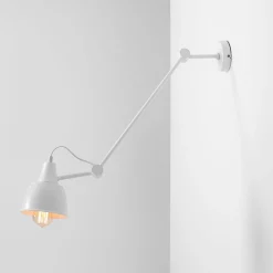 Sklep Kaja Plafon kinkiet do sypialni biały 814PL/G 1-PŁ AIDA | Kaja Oświetlenie