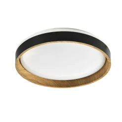 Sklep Kaja Plafon LED z drewnianą obręczą CL2204003-390MBWT BOIS | Kaja