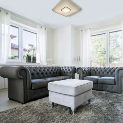 Sklep Kaja Plafon ledowy z pilotem, kształt kwadratu ML4402 z serii YAX | Kaja Oświetlenie