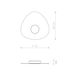 Sklep Kaja Plafon, oprawa natynkowa, jedno źródło światła 8305 | Kaja Oświetlenie