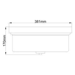 Sklep Kaja Plafon sufitowy, oprawa chrom DL-KINCAID-F-L z serii KINCAID