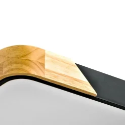 Sklep Kaja Plafon sufitowy w czarnym kolorze PLF-13187-BK-WO z serii SANTER