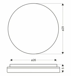 Sklep Kaja Plafon z drewnianym elementem, do korytarza 13-75109 z serii GANDAVA | Kaja Oświ
