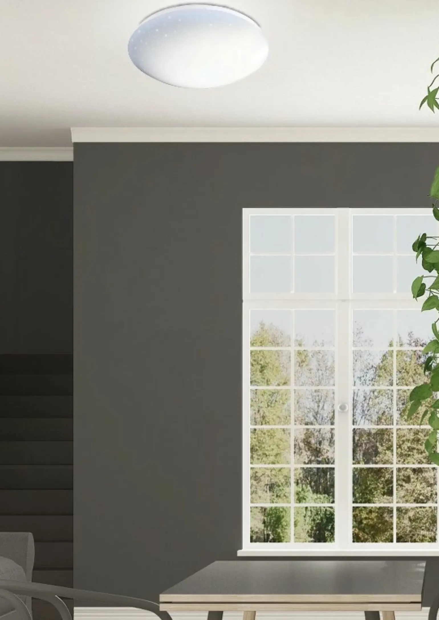 Sklep Kaja Plafon z kloszem imitującym gwiazdy 13-62086 SKY EFFECT | Kaja