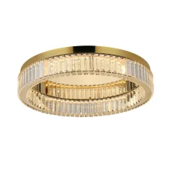 Sklep Kaja Plafon z kryształkami, ciepłe światło ⌀60cm AZ5784 SPARK DIMM | Kaja