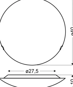 Sklep Kaja Plafon z kryształowym kloszem 14-64226 PRISTINA | Kaja Oświetlenie