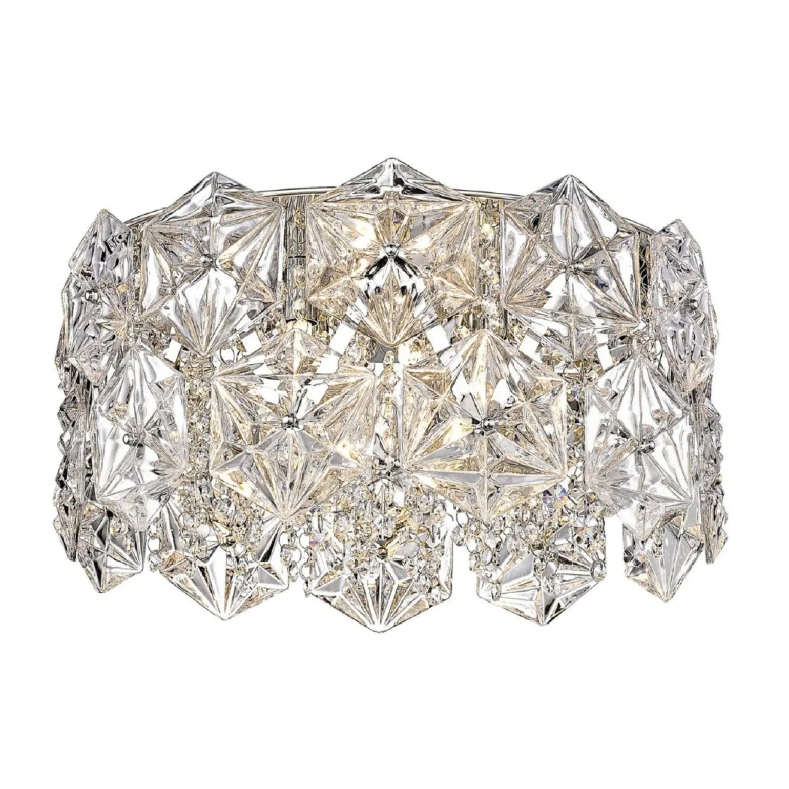 Sklep Kaja Plafon z kryształowym kloszem, do salonu C0534-05C-F4AC DAVI | Kaja