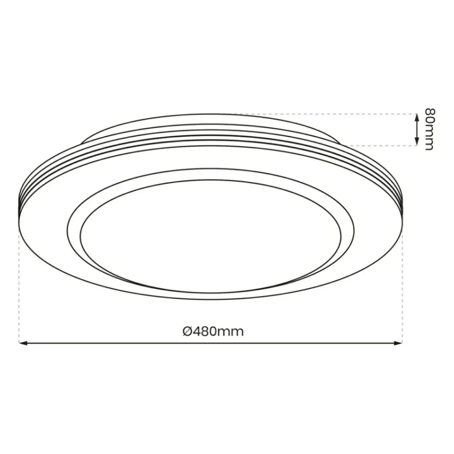 Sklep Kaja Plafon ze zintegrowanym LED-em o mocy 48W ML6408 z serii KELLY | Kaja Oświetleni