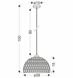 Best Sale Pleciona, biała lampa wisząca, skracalna 31-26910 z serii BALLI | Kaja Oświetlen Żyrandole Nowoczesne