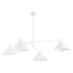 Best Poczwórna, biała lampa na 4 żarówki E27 1212/4 z serii MAVERICK | Kaja Żyrandole Nowoczesne