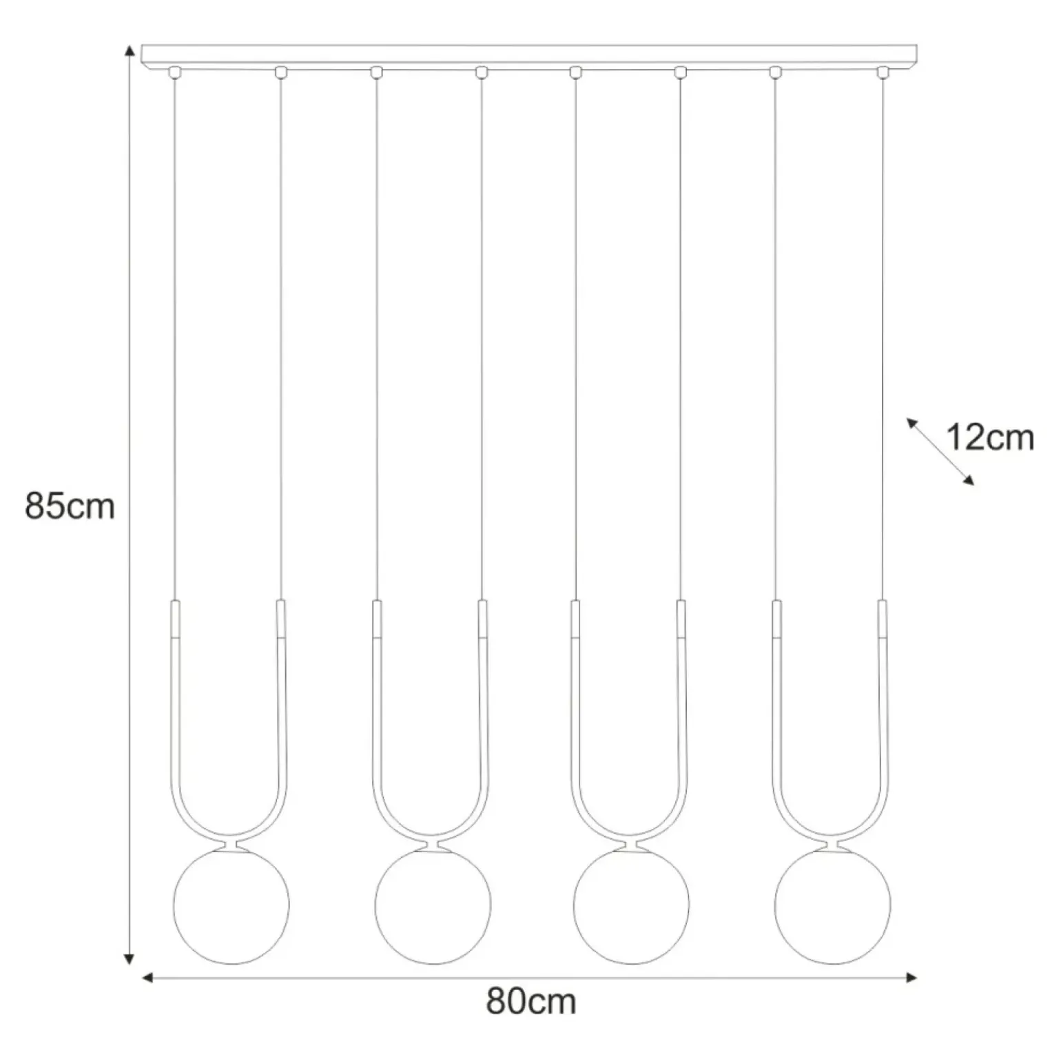 Cheap Poczwórna lampa wisząca ze złotymi dekoracjami K-5592 z serii ENZO Żyrandole Nowoczesne