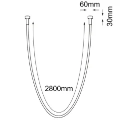 Clearance Podtynkowa linka wisząca LED 286cm 3000K ANT 3020 HEBI | Kaja Żyrandole Nowoczesne