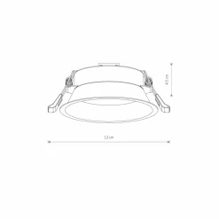 Sklep Kaja Podtynkowa okrągła lampa, gwint GX53 ⌀12cm 10842 UNO | Kaja