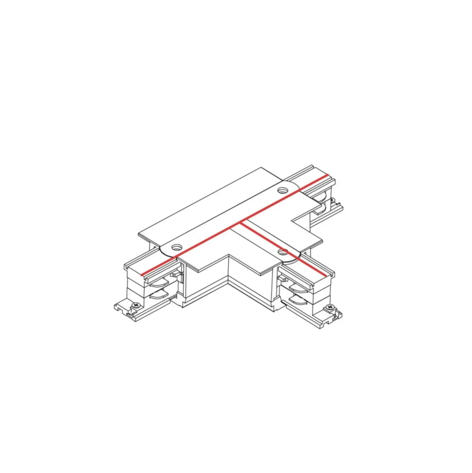 Sklep Kaja Podtynkowe złącze T do szyny 8238 | Kaja Oświetlenie